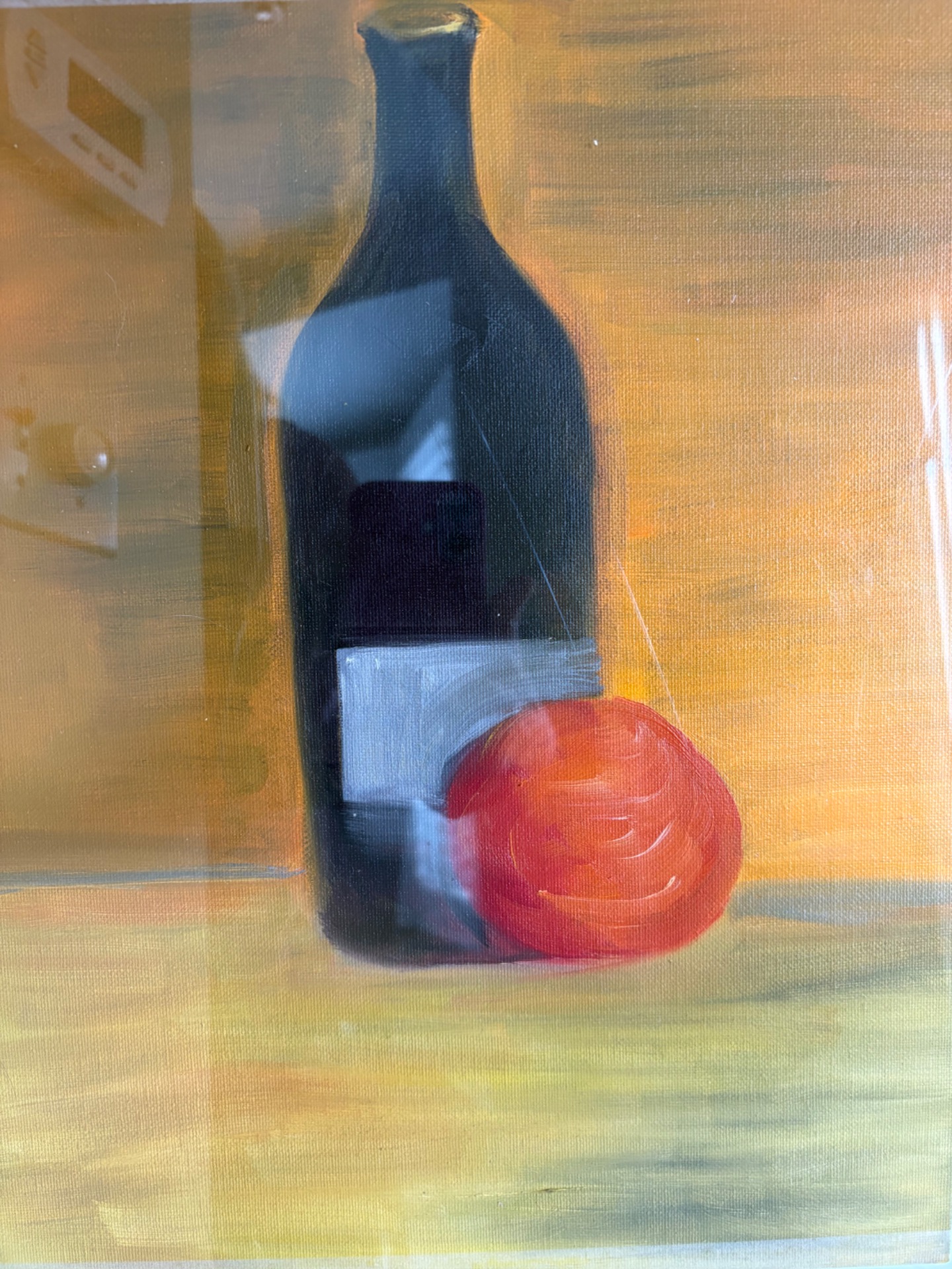 bottle and fruit (Oil)